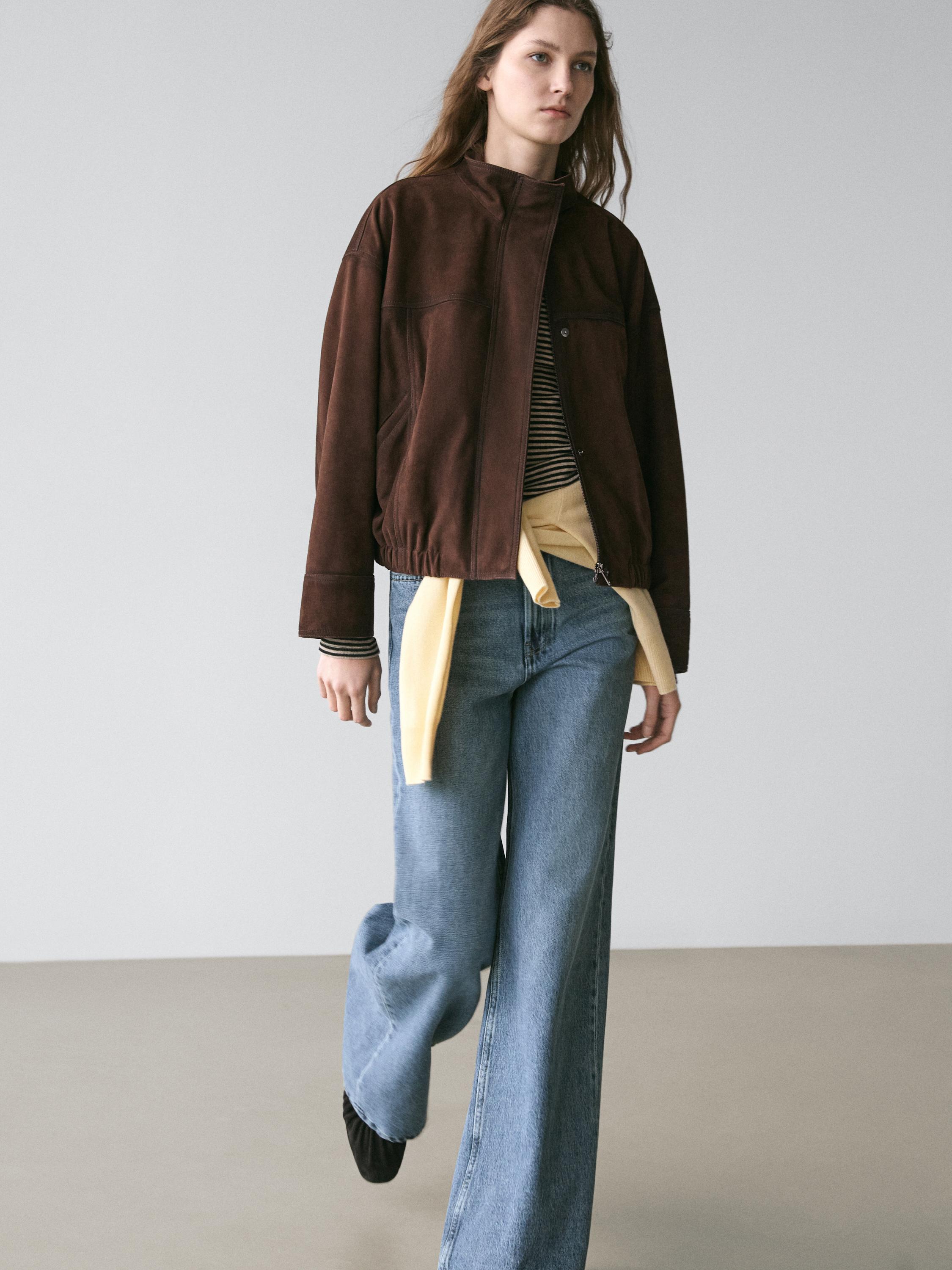 Mid-rise bell bottom jeans